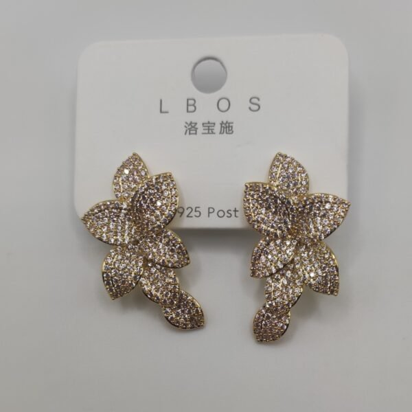 Boucles d’oreilles Zircon. Garantie à vie – Image 2