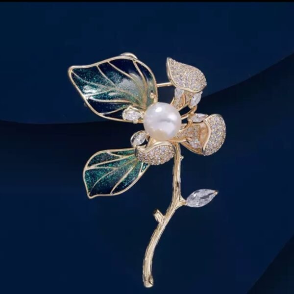 Broche Fantaisie Élégante - Perl – Image 2