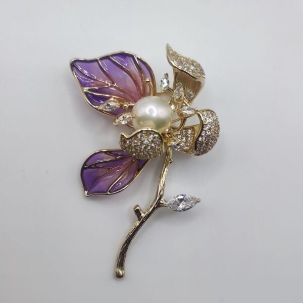 Broche Fantaisie Élégante - Perl – Image 3