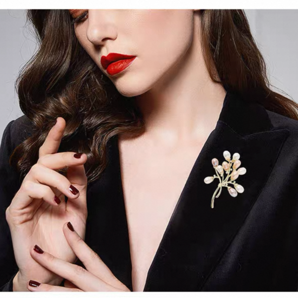 Broche Fantaisie Élégante – Perl-2