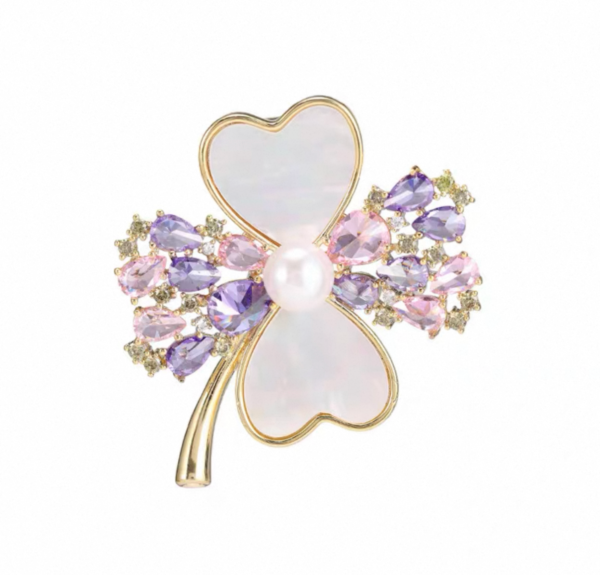 Broche Fantaisie Élégante – Fleur-1 – Image 4