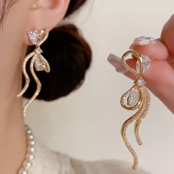 Boucles d'oreilles Zircon Luxe