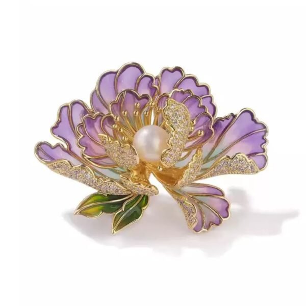 Broche Fantaisie Élégante - Fleur – Image 2
