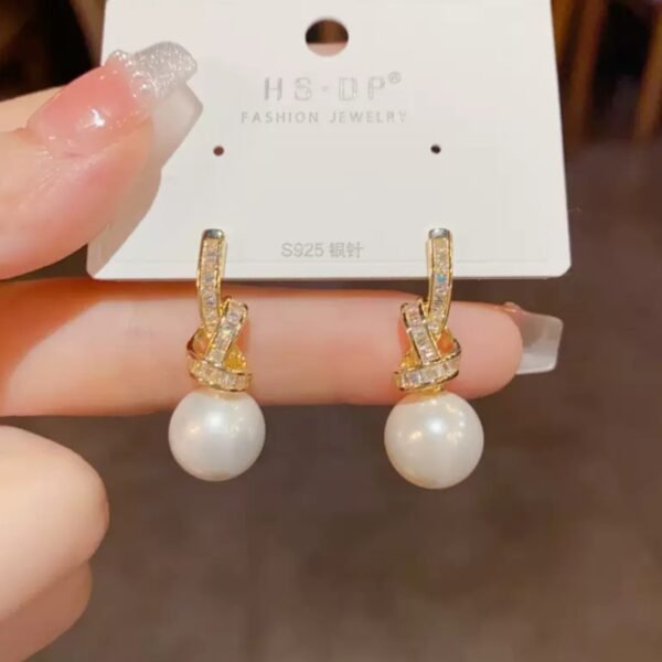 Boucles d'oreilles Perl - Luxe – Image 3