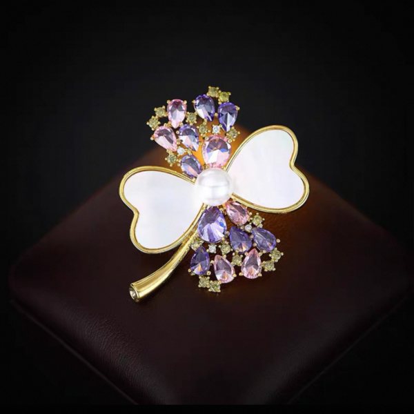 Broche Fantaisie Élégante – Fleur-1 – Image 5